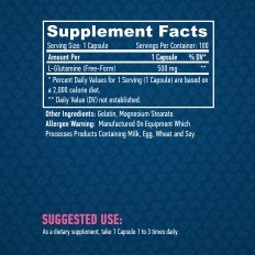 L-Glutamine 500 мг 100 капсули L-Glutamine 500 мг 100 капсули