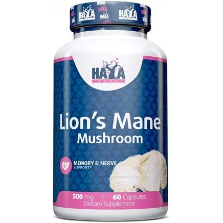 HLB-00753 - Lions Mane Mushroom 500 mg 60 Capsules в категория Стрес. Lions Mane