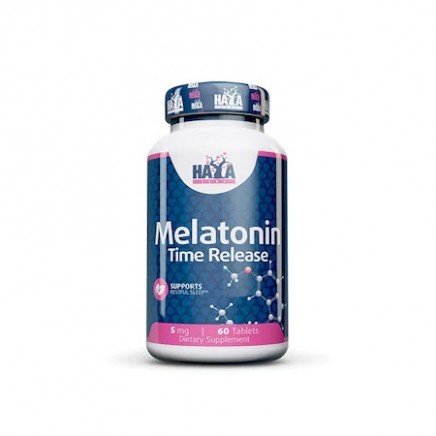 HLB-00702 - Melatonin Time Release 5 mg 60 Tablets в категория Стрес. Melatonin Time