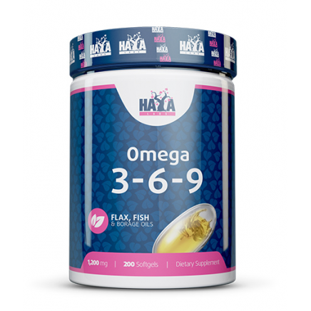 HSL-00716 - Omega 3-6-9 1200 mg 200 Softgels в категория Мозъчна функция.