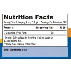 100% Pure L-Glutamine Powder 500 гр 100% Pure L-Glutamine Powder 500 гр
