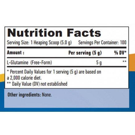- 100% Pure L-Glutamine Powder 500 g в категория Имунна Подкрепа. 100%