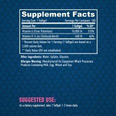 Vitamin A & D Complex 100 гел-капсули Vitamin A & D Complex 100 гел-капсули