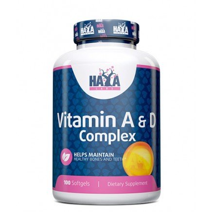 HLB-00767 - Vitamin A & D Complex 100 Softgels в категория Витамини. Vitamin A &