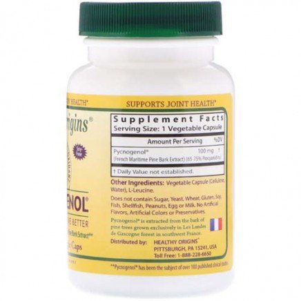 HOG-41372, HOR-41372 - Pycnogenol 100 mg 60 Veggie Capsules в категория