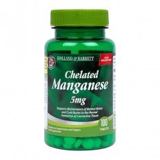 Chelated Manganese 5 мг 100 таблетки Chelated Manganese 5 мг 100 таблетки