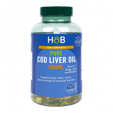 Cod Liver Oil 1000 мг 120 гел-капсули