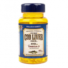 Cod Liver Oil 410 мг 60/100 гел-капсули