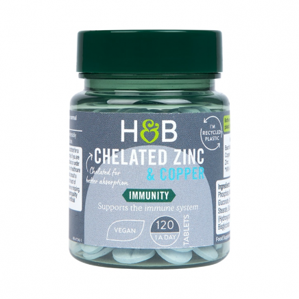 HOB-472404 - High Strength Chelated Zinc with Copper 15 mg 120 Tablets в категория
