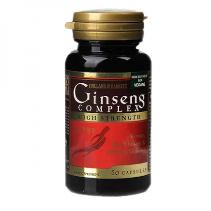 HOB-19003 - High Strength Ginseng Complex 100 Capsules в категория Растителни