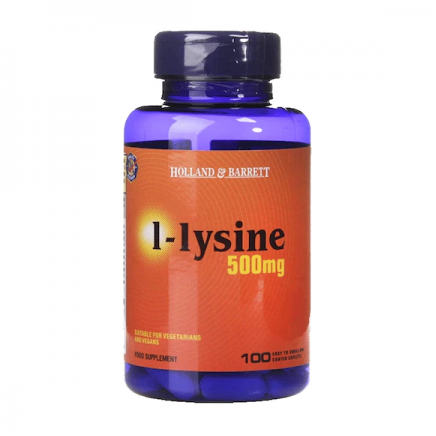 HOB-030608 - L-lysine 500 mg 100 Tablets в категория Имунна Подкрепа.