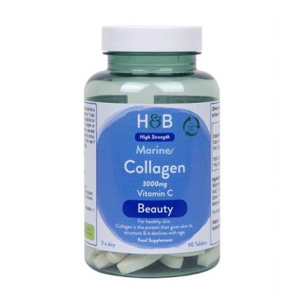 HOB-468810 - Marine Collagen with Vitamin C 1000 mg 90 Tablets в категория Стави и
