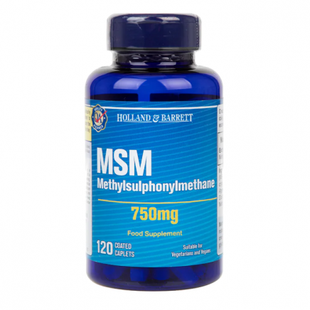 HOB-050156 - MSM 750 mg 120 Coated Tablets в категория Стави и Сухожилия.