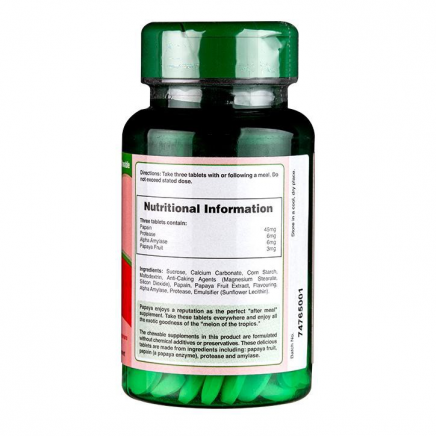 HOB-011300 - Papaya Enzyme 100 Delicious Chewable Tablets в категория