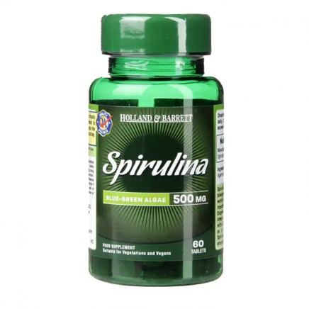 - Spirulina 500 mg 60 Tablets в категория Антиоксиданти. Spirulina 500 мг