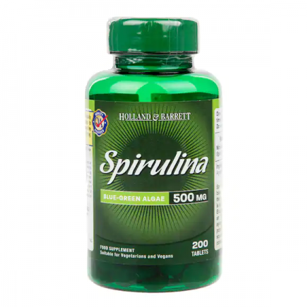 HOB-032831 - Spirulina 500 mg 200 Tablets в категория Холестерол. Spirulina 500