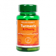 Turmeric and Cherry with Vitamin D & Black Pepper 30 капсули Turmeric and Cherry with Vitamin D & Black Pepper 30 капсули