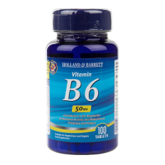 Vitamin B6 50 мг 100 таблетки Vitamin B6 50 мг 100 таблетки