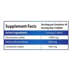 Glucosamine + MSM + Chondroitin 90 tablets
