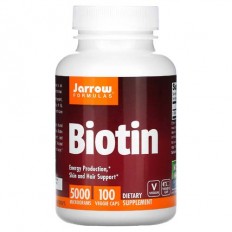 Biotin 5000 мкг 100 вегетариански капсули