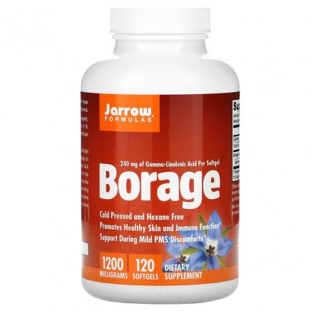 JRW-09009 - Borage GLA-240 + Gamma Tocopherol 120 Softgels в категория Омега 3-6-9.