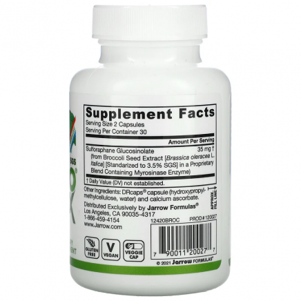 JRW-20027 - BroccoMax 385 mg 60 Veggie Capsules в категория Храносмилане.