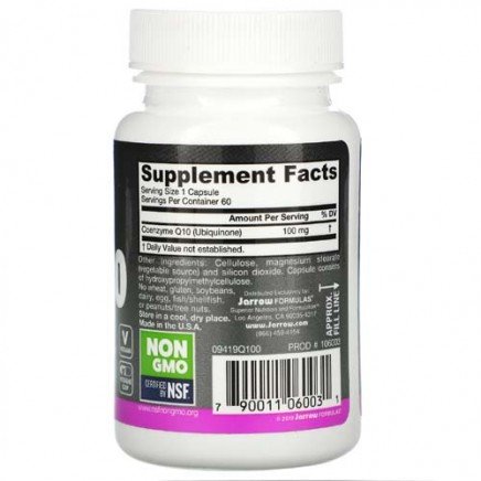 JRW-06003 - Co-Q10 100 mg 60 Veggie Capsules в категория Хронична Умора.