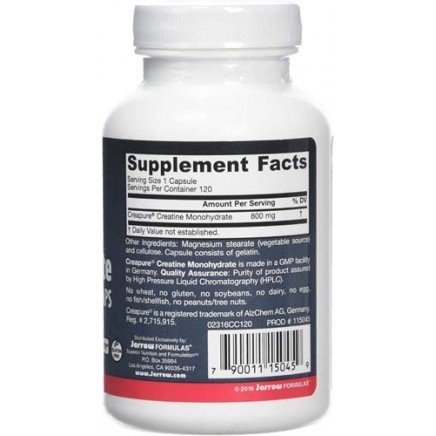 JRW-15045 - Creatine Monohydrate 800 mg 120 Capsules в категория