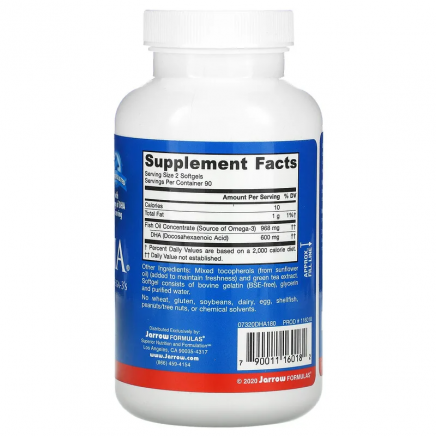 JRW-16018 - Max DHA 180 Softgels в категория Сърдечно-съдово здраве.