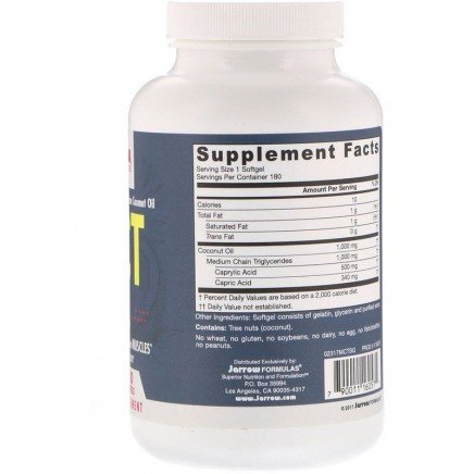 JRW-16057 - MCT Oil 1000 mg 180 Softgels в категория Сърдечно-съдово