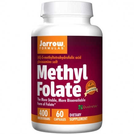 JRW-30006 - Methyl Folate 400 mcg 60 Capsules в категория Витамини. Methyl Folate