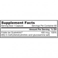 Methyl Folate 400 мкг 60 капсули Methyl Folate 400 мкг 60 капсули