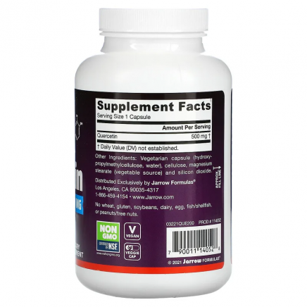 JRW-14052 - Quercetin 500 mg 200 Veggie Capsules в категория Алергии. Quercetin