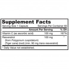 Resveratrol 100 мг 60 капсули Resveratrol 100 мг 60 капсули