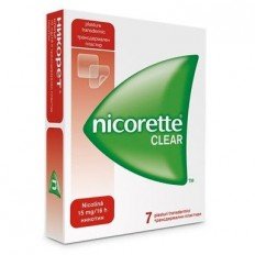 Nicorette Clear 15 мг/16 часа 7 трансдермални пластири Nicorette Clear 15 мг/16 часа 7 трансдермални пластири