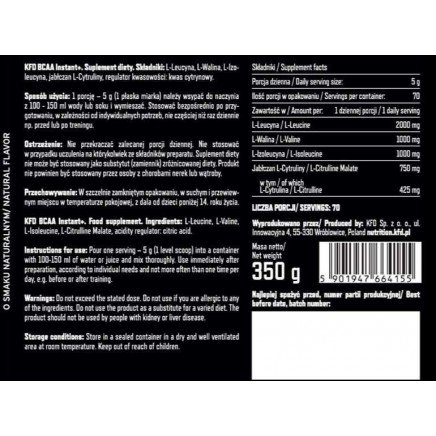KFD-664150, KFD-663271, KFD-663295, KFD-663318, KFD-663301, KFD- - Premium BCAA Instant+ 350 g в