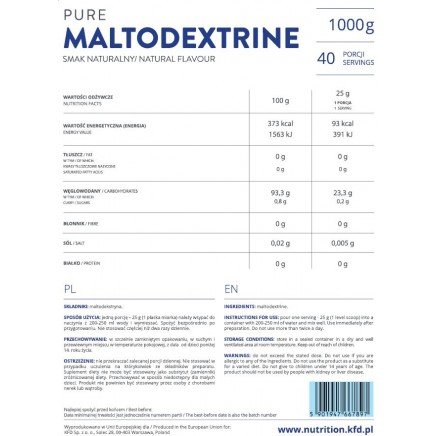 KFD-667897 - Pure Maltodextrine 1000 g в категория Хипогликемия. Pure
