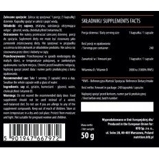 Vitamin D3 2000 IU 240 капсули Vitamin D3 2000 IU 240 капсули