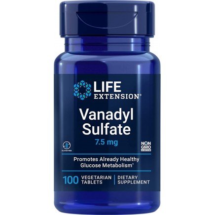 LEX-21310 - Vanadyl Sulfate 7.5 mg 100 Vegetarian Capsules в категория Минерали.