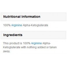 Arginine Alpha Ketoglutarate 250 гр Arginine Alpha Ketoglutarate 250 гр