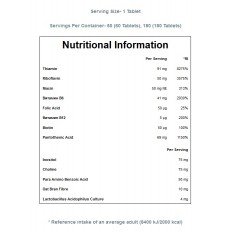 Vitamin B Super Complex 60/180 таблетки Myprotein Vitamin B Super Complex 60/180 таблетки Myprotein