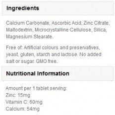Цинк (Zinc) 90 таблетки Цинк (Zinc) 90 таблетки