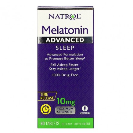 NTL-05964 - Time Release Advanced Sleep Melatonin 10 mg 60 Tablets в категория