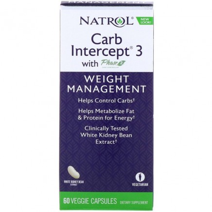 NTL-06081 - Carb Intercept 3 with Phase 2 Carb Controller 60 Veggie Capsules в категория