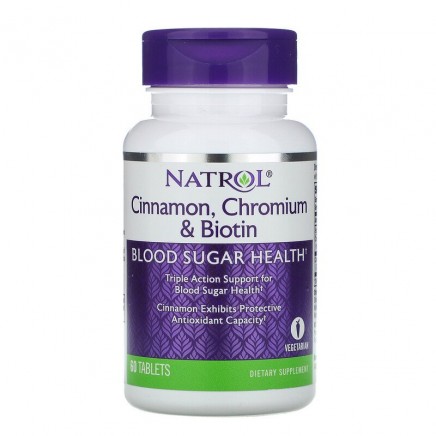 NTL-04898 - Cinnamon, Chromium & Biotin 60 Tablets в категория