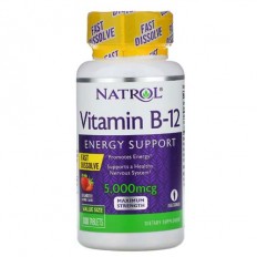 Maximum Strength Vitamin B-12 5000 мкг 100 таблетки