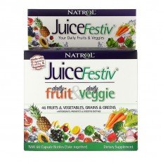 JuiceFestiv (VeggieFestiv + FruitFestiv) 60 + 60 капсули JuiceFestiv (VeggieFestiv + FruitFestiv) 60 + 60 капсули