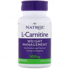 L-Carnitine (Л-Карнитин) 500 мг 30 капсули