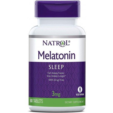 NTL-00510 - Melatonin 3 mg 60 Tablets в категория Безсъние. Мелатонин