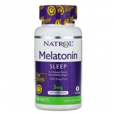 Melatonin 5 мг Timed Release 100 таблетки